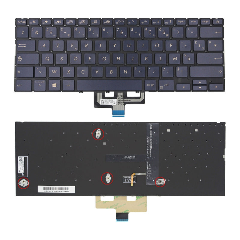 Load image into Gallery viewer, ASUS Zenbook UX433 UX433FN UX433FA 90NB0JQ1-R7A010 90NB0JQ4-R7A010 - Keyboard With Back Light US Layout Replacement Parts - Polar Tech Australia
