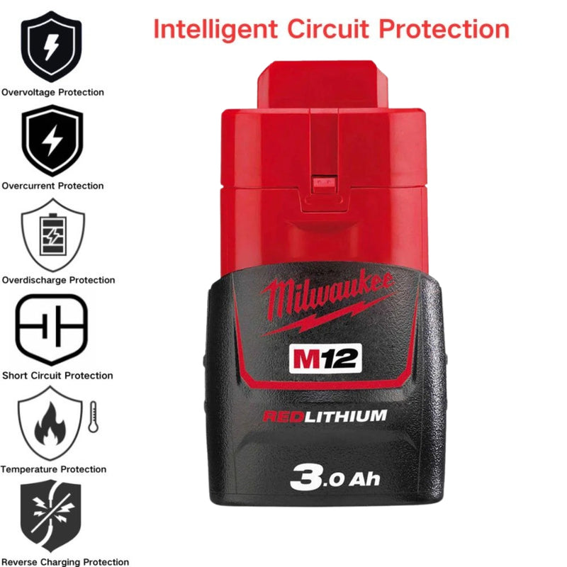 Load image into Gallery viewer, [M12B2]Genuine Original Milkwaukee 12V - Replacement Electrical Tool Li-ion Battery
