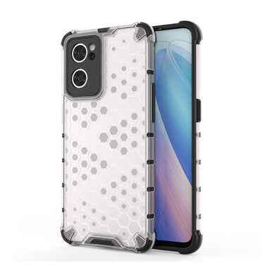 OPPO A77 5G (CPH2339) - Honeycomb Transparent Shockproof Protection Case - Polar Tech Australia