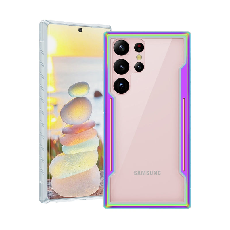 Load image into Gallery viewer, Samsung Galaxy S25 Plus 5G (SM-S936) - Clear PC Back + Soft TPU with Metal Frame Protective Case
