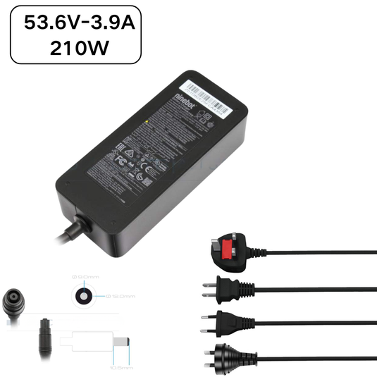 [210W/53.6V-3.9A] Segway Ninebot Segway MAX G3 / F3 F3 Pro / GT3 / ZT3 Pro Series - Electric Motorcycle Replacement Charger - Polar Tech Australia