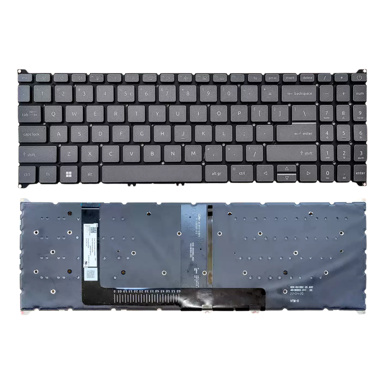 Chargez l'image dans la visionneuse de la galerie, Acer TravelMate P2 16 P216-51 TMP216-51G N23Q14 Series - Laptop Keyboard With Backlit US Layout
