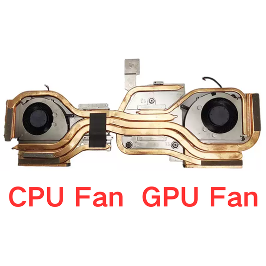 MSI Vector 17 HX AI MS-17S3 MS-17S4 Series - Laptop CPU & GPU Cooling Fan Cooler