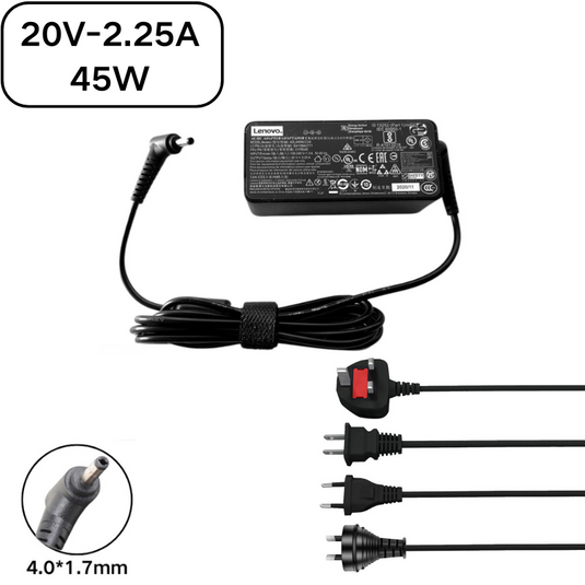 [20V-2.25A/45W][4.0x1.7] Lenovo IdeaPad Miix Chromebook Yoga Laptop AC Power Supply Adapter Charger - Polar Tech Australia