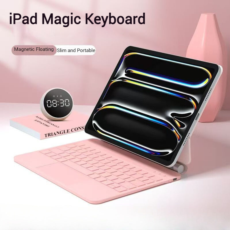 Chargez l&#39;image dans la visionneuse de la galerie, [With Touchpad][Magic Keybord] Apple iPad Pro 13-inch 7th Gen (2024) Smart Multi-Touch Trackpad Magnetic Wireless Keyboard Case With RGB Backlit - Polar Tech Australia
