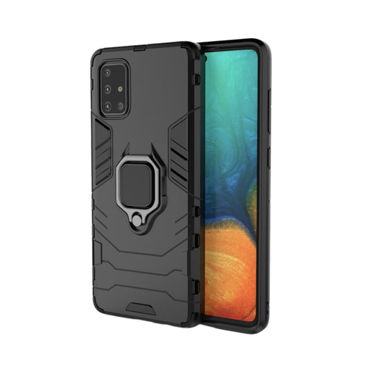 Samsung Galaxy A21s (SM-A217) - Heavy Duty Armor Case With Ring Holder Stand