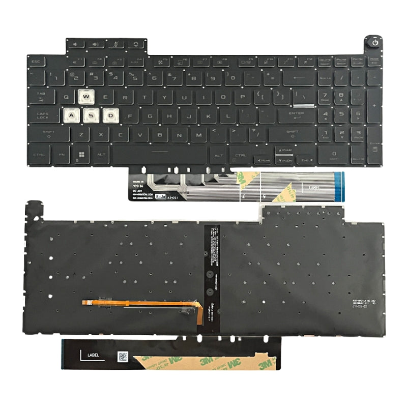 Cargue la imagen en el visor de la galería, ASUS TUF Gaming A15 F15 FA507 FX507 FX507R A17 FA707 F17 FX707 &amp; TUF Dash F15 FX517 Series - Laptop Keyboard With Backlit US Layout
