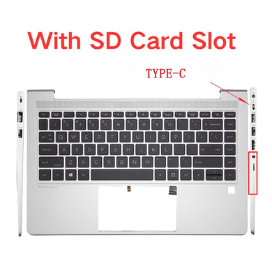 HP Probook 440 G8 G9 ZHAN 66 Pro 14 G4 G5 Series - Laptop Palmrest With Keyboard US Layout - Polar Tech Australia