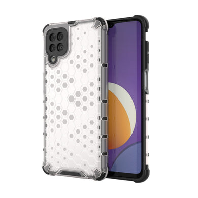 Samsung Galaxy A22 4G (SM-A225) - Honeycomb Transparent Shockproof Protection Case