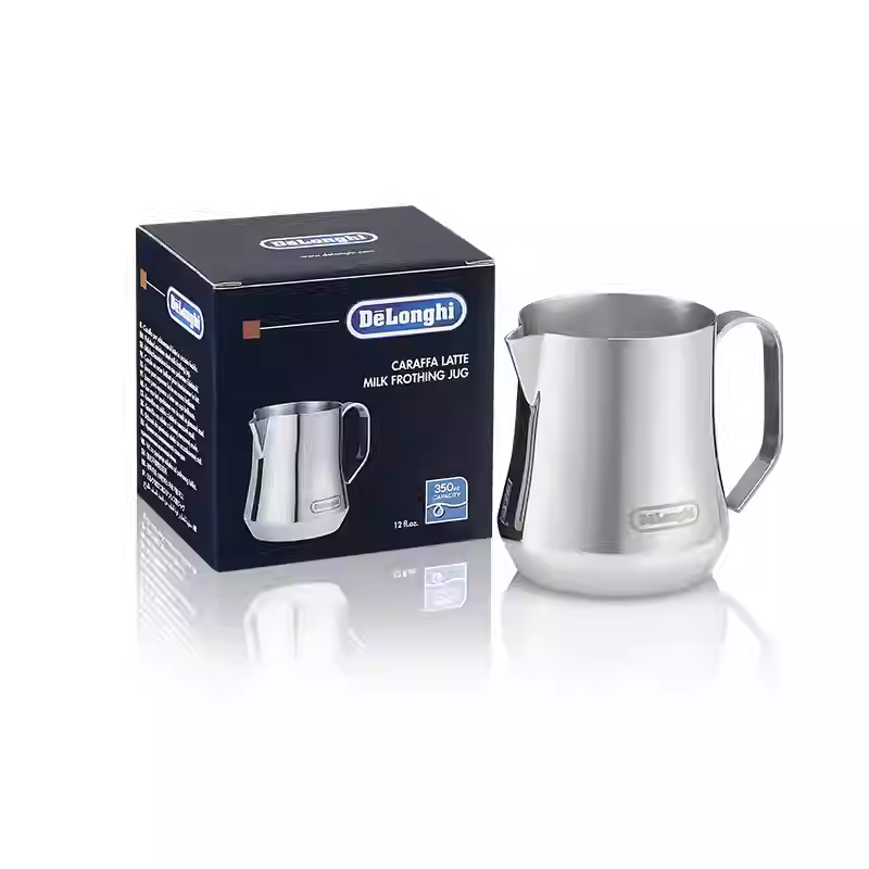 Load image into Gallery viewer, Genuine Original Stainless Steel Milk Frothing Pitcher for De'Longhi Coffee Machine – Barista Latte Art Jug with Pointed Spout - Polar Tech Australia

