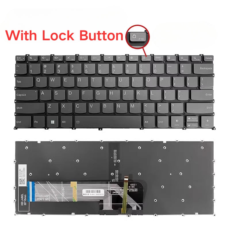 Load image into Gallery viewer, Lenovo ideaPad 5 Pro 14ITL6 14ACN6 - Keyboard With Back Light US Layout Replacement Parts - Polar Tech Australia
