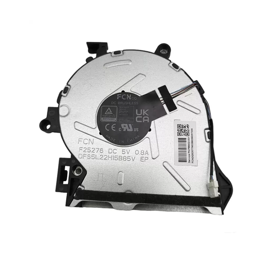 HP P88432-001 F25276 DFS5L22H15B85V Series - Laptop CPU Cooling Fan Cooler