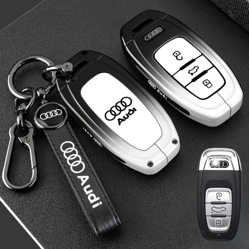 Cargue la imagen en el visor de la galería, Audi Stylish with Cool Shockproof Car Key Protective Fob Case Cover For A3, A4, A5, A6, Q2, Q3, Q5, Q7, Q8, e-tron
