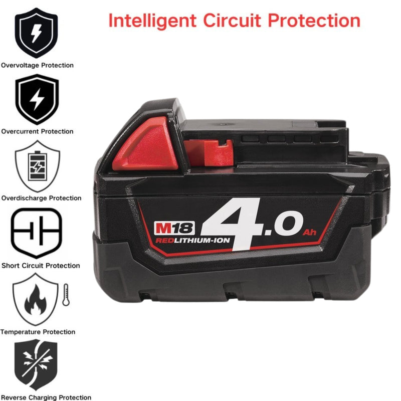 Cargue la imagen en el visor de la galería, [M18B2]Genuine Original Milkwaukee 18V - Replacement Electrical Tool Li-ion Battery

