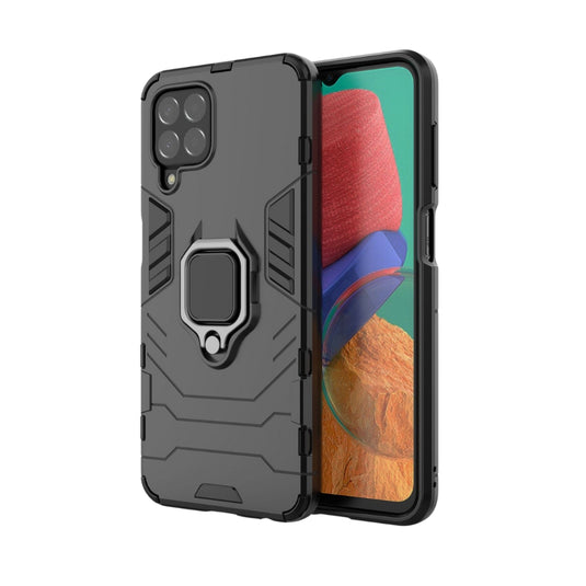 Samsung Galaxy A42 5G (SM-A426) - Heavy Duty Armor Case With Ring Holder Stand