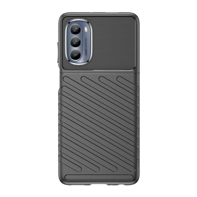 Motorola Moto E32/G22 - Thunder Series Twill Texture Thickened Anti-fall Protection TPU Case