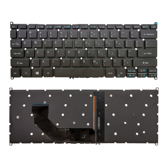 Acer Swift SF514-51-558U Aspire S5-371 N16C4 VX15 Series - Laptop Keyboard With Backlit US English Layout - Polar Tech Australia