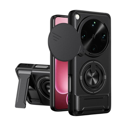 OPPO Find X9 Ultra - Sliding Window Multifunctional Magnetic Shockproof Phone Case - Polar Tech Australia