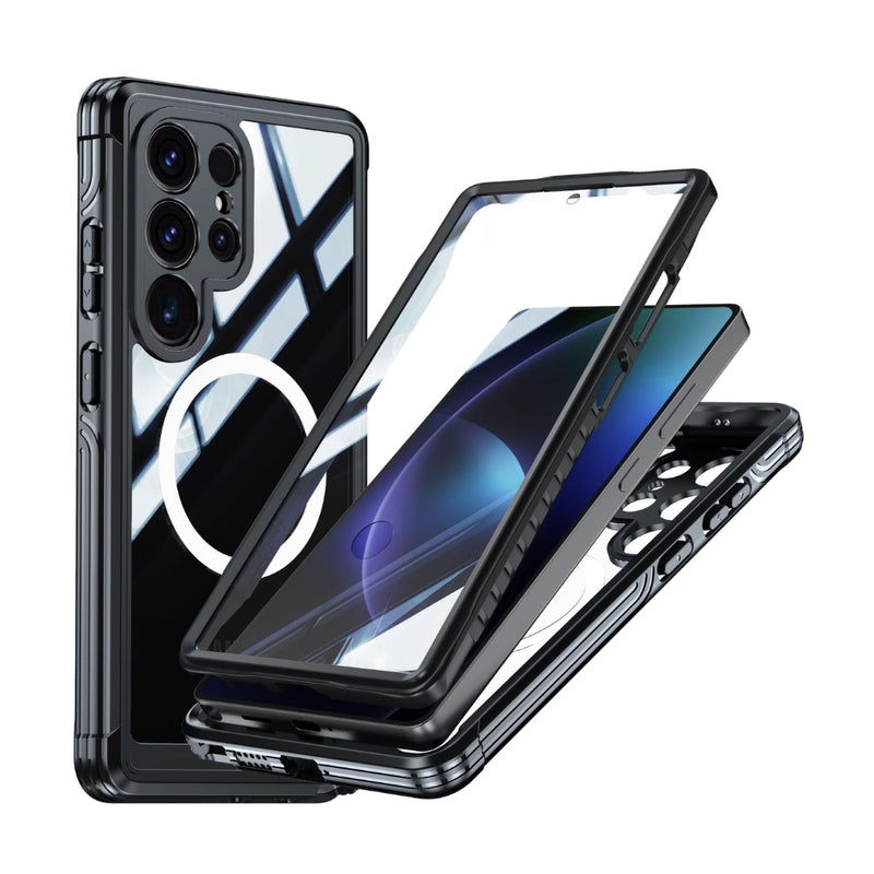 Load image into Gallery viewer, Samsung galaxy S24 Plus 5G (SM-S926) - Tempered Glass MagSafe Phone Case
