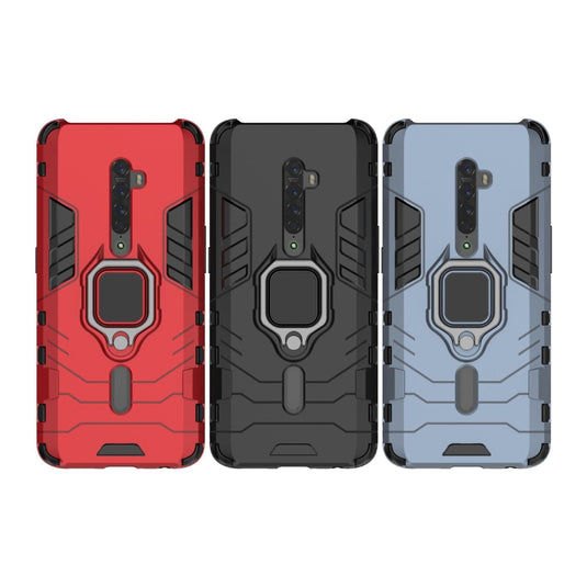 OPPO Reno2 Z (CPH1945, CPH1951) - Heavy Duty Armor Case With Ring Holder Stand - Polar Tech Australia