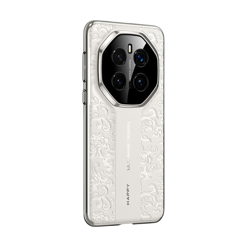 Load image into Gallery viewer, Honor Magic6 Pro (BVL-AN16, BVL-N49) - Cloud Dragon Pattern Plain Leather PC Phone Case
