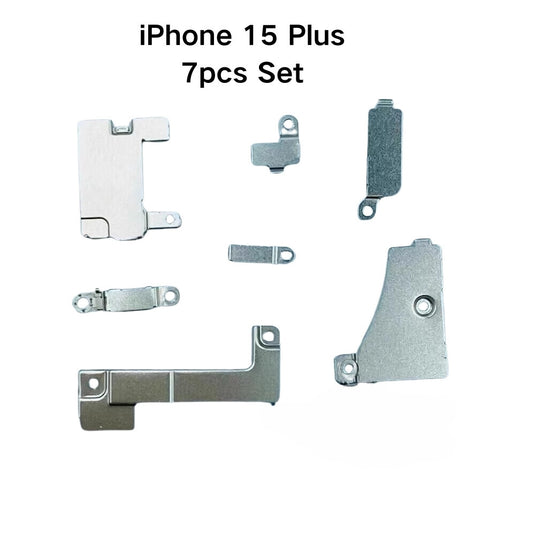 Apple iPhone 15 Plus Inner Small PCB Metal Iron Holder Bracket Shield Plate Kit 7Pcs Set - Polar Tech Australia