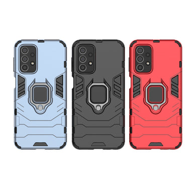 Samsung Galaxy Note 10 (SM-N970, SM-N971) - Heavy Duty Armor Case With Ring Holder Stand