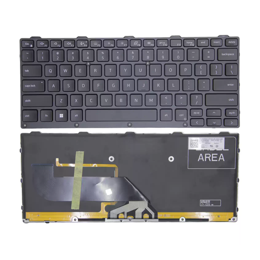Dell Latitude 12 14 E7204 5404 E7404 7214 7414 Series - Laptop Keyboard With Backlit US English Layout