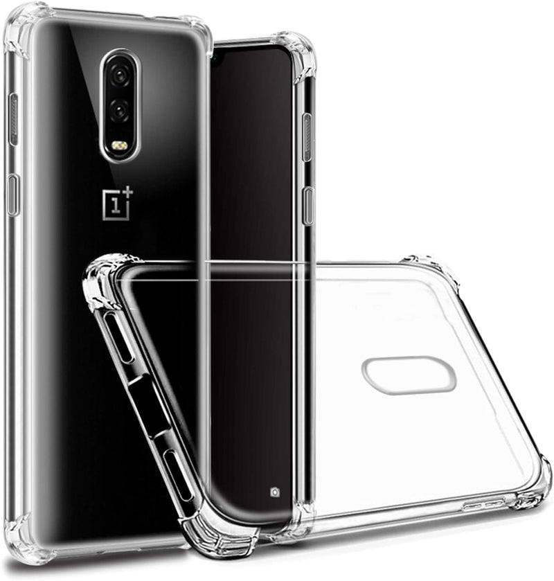Cargue la imagen en el visor de la galería, OnePlus 1+6/6T - AirPillow Cushion Transparent Soft Clear TPU Four Corners Protective Case - Polar Tech Australia
