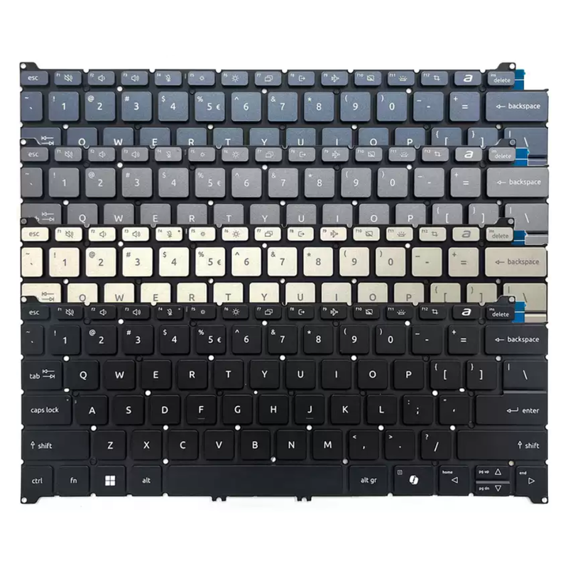 Cargue la imagen en el visor de la galería, Acer Swift 14 SF14-71 / Swift 5 SF514-56 SF514-56T N21H2 N24H1 Series - Laptop Keyboard With Backlit US English Layout
