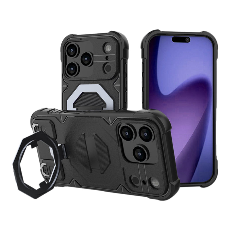 Load image into Gallery viewer, Apple iPhone 17 Air - Shockproof MagSafe Holder Phone Case with Strap
