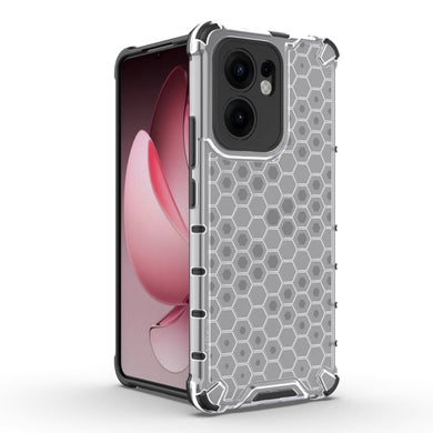 OPPO Reno13 F 4G/5G - Honeycomb Transparent Shockproof Protection Case - Polar Tech Australia