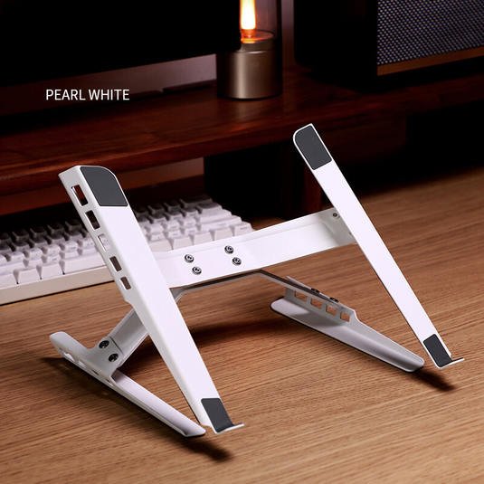 Laptop Stand Adjustable Laptop Holder Riser Carbon Steel Portable Notebook Stand - Polar Tech Australia