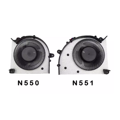 MSI PABD1A010SHR N550 PABD1A010SHL N551 DC 12V Series - Laptop CPU & GPU Cooling Fan Cooler