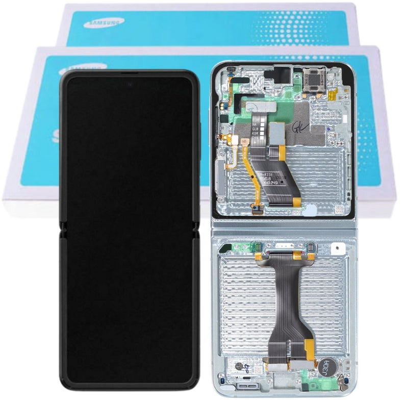 Load image into Gallery viewer, [Samsung Service Pack] Samsung Galaxy Z Flip 5 5G (SM-F731) LCD Touch Screen Display Assembly With Frame - Polar Tech Australia

