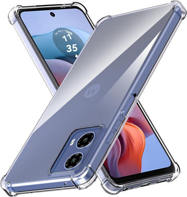Motorola Moto G34 5G - AirPillow Cushion Transparent Soft Clear TPU Four Corners Protective Case - Polar Tech Australia