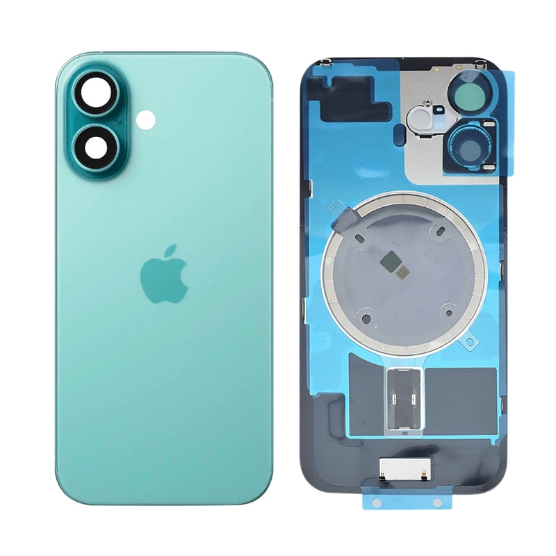 Load image into Gallery viewer, [Assembly] Apple iPhone 16 - Back Rear Glass Battery Back Glass Cover with Camera Lens Cover + MagSafe Magnet - Polar Tech Australia
