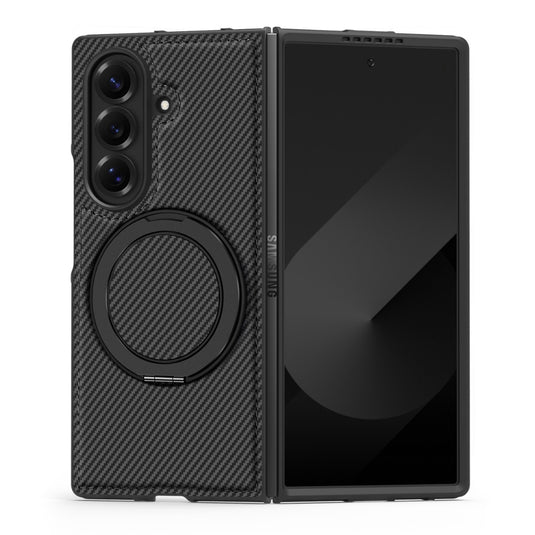 Samsung Galaxy Z Fold8 Ultra 5G - Aramid Fiber Magnetic Phone Case with 360° Rotating Stand