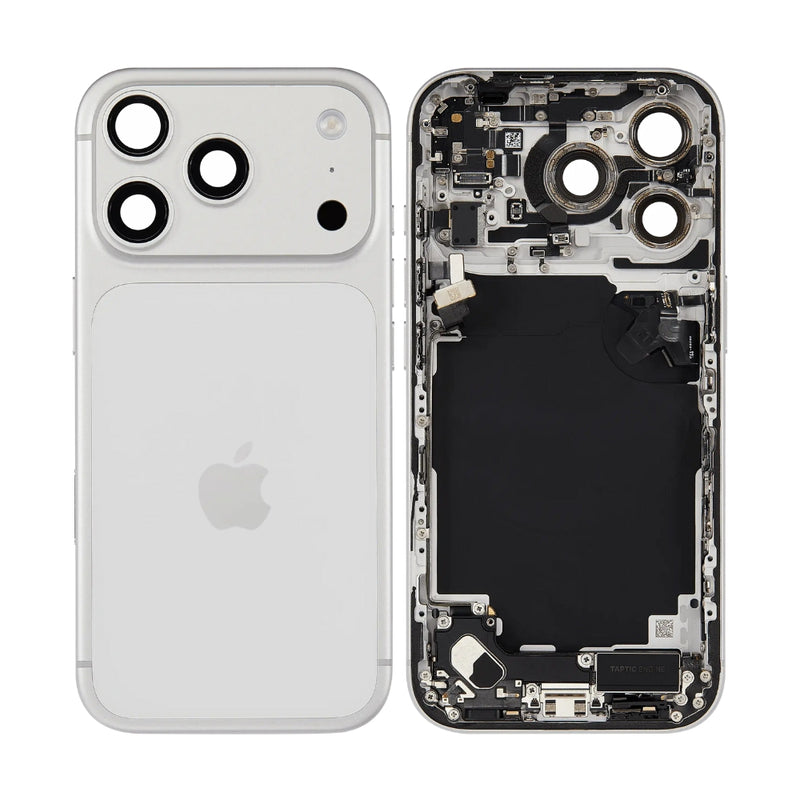 Cargue la imagen en el visor de la galería, [Assembly With Flex] Apple iPhone 17 Pro - Back Rear Glass With Steel Plate With Wireless NFC Charging MagSafe Magnet &amp; Flashlight Flex
