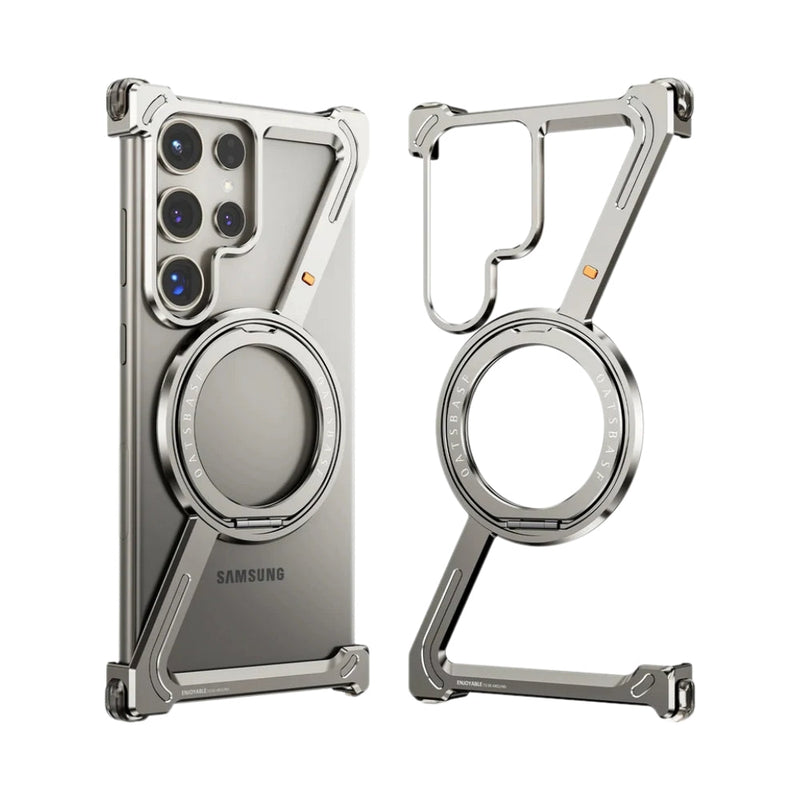 Load image into Gallery viewer, [Z-type metal bracket shell] Samsung Galaxy S24/Plus/Ultra - Magsafe Magnetic Phone Case - i-Station Mobile Phone &amp; Electronic Device Repair and Accessories
