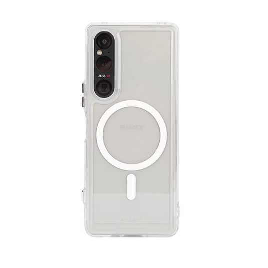 Sony Xperia 1 V (2023) - AirPillow Cushion Magsafe Clear Transparent Back Cover Case