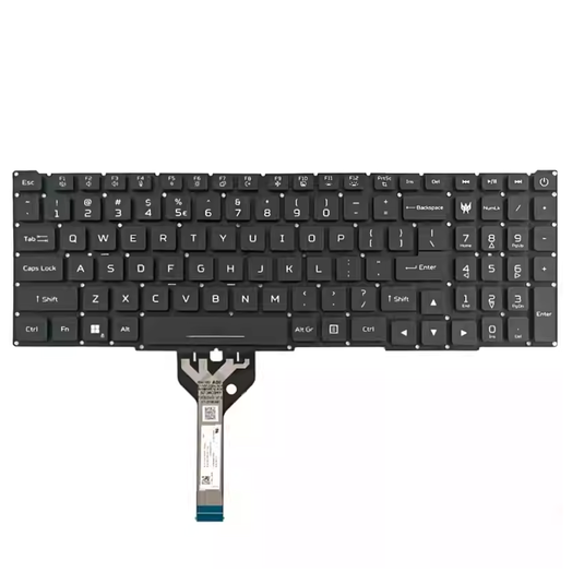 Acer Predator Helios Neo 16 PHN16-72 PHN16-72-99 N23C12 (2024) Series - Laptop Keyboard With Backlit US English Layout