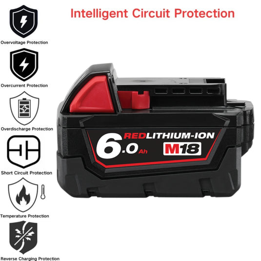 [M18B2]Genuine Original Milkwaukee 18V - Replacement Electrical Tool Li-ion Battery