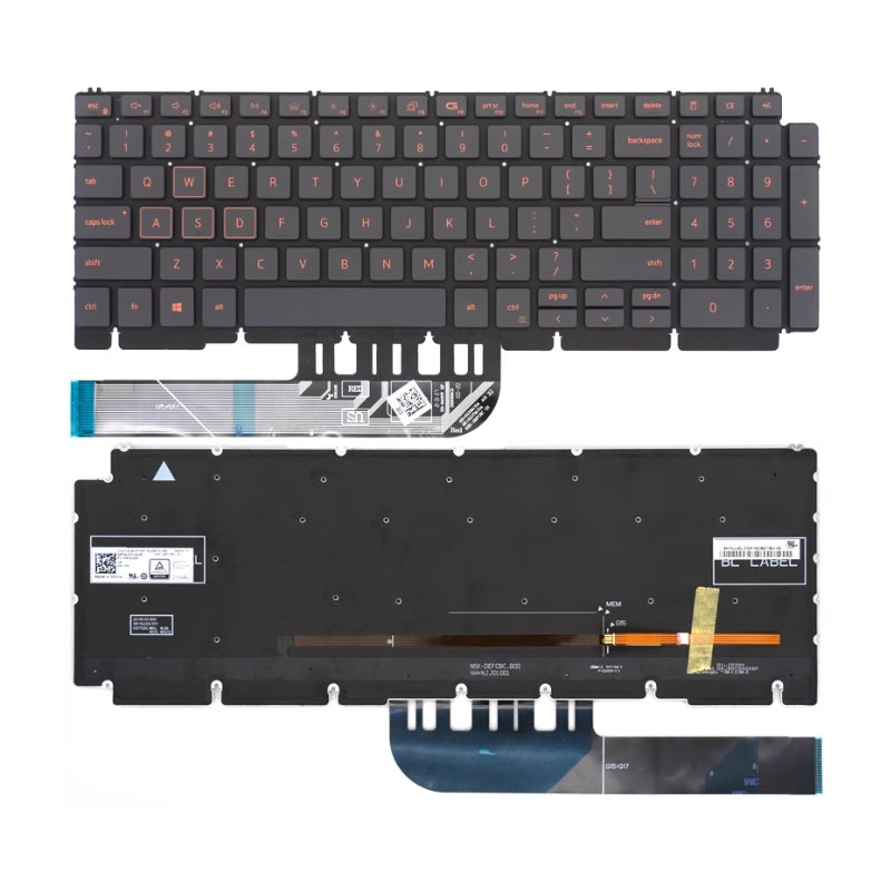 Cargue la imagen en el visor de la galería, DELL G15 5510 5511 5520 5515 5525 5530 Series - Laptop Keyboard With Back Light US Layout - Polar Tech Australia
