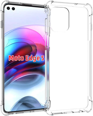 Motorola Moto G100 - AirPillow Cushion Transparent Soft Clear TPU Four Corners Protective Case - Polar Tech Australia