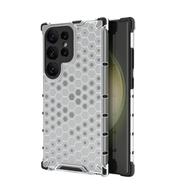 Samsung Galaxy S24 Plus 5G (SM-S926) - Honeycomb Transparent Shockproof Protection Case
