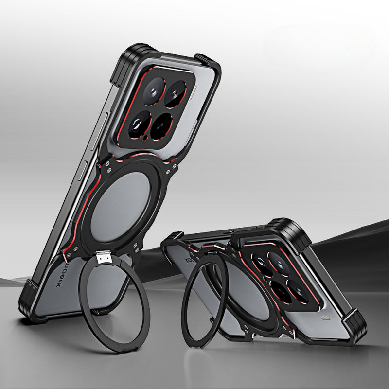 Cargue la imagen en el visor de la galería, Xiaomi Mi 15 Pro - Mechanical Arm Borderless MagSafe Holder Metal Phone Case - Polar Tech Australia
