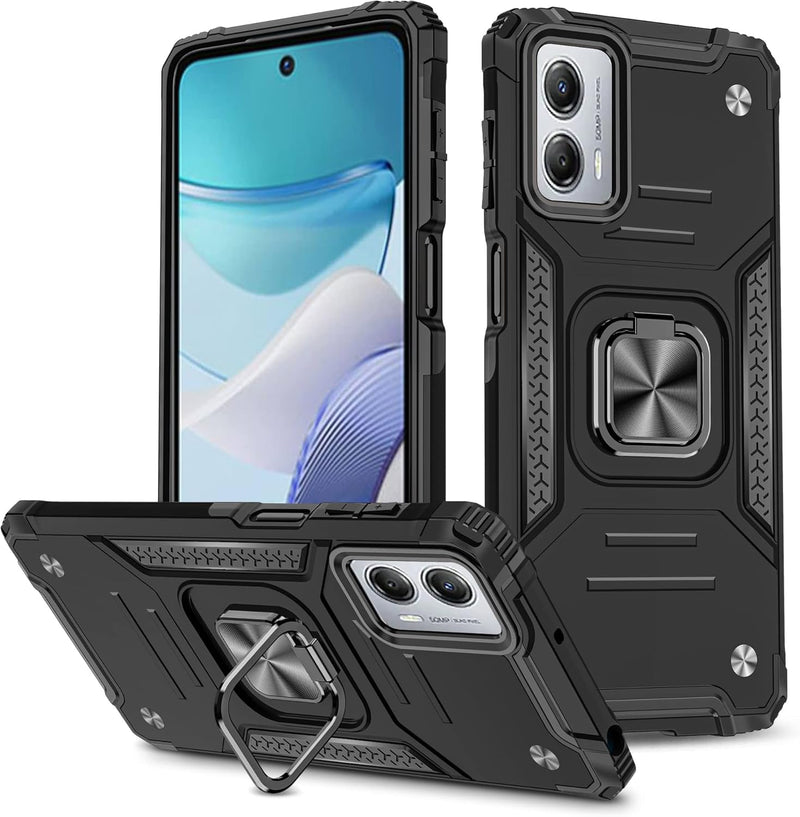 Cargue la imagen en el visor de la galería, [Magnetic Rotable Kickstand] Motorola Moto G53 - Shield Shockproof Rugged Heavy Duty Case - Polar Tech Australia

