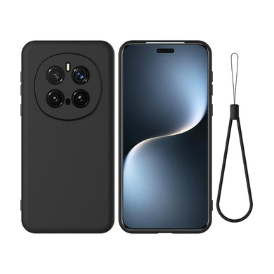 Honor Magic7 Lite (BRP-NX1) - Solid Color Liquid Silicone Dropproof Full Coverage Phone Case