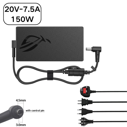 [20V-7.5A/150W][4.5x3.0] Asus ZenBook UX550GD AC power Supply Adapter Charger